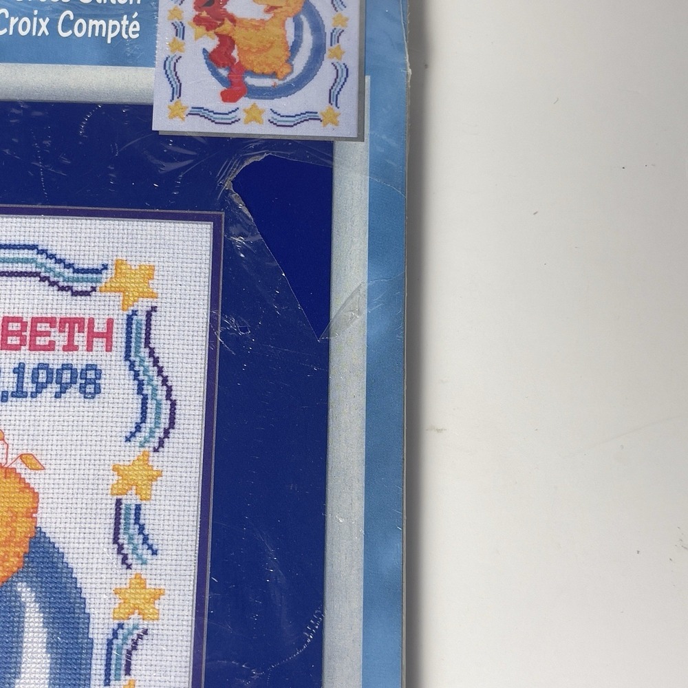 Rare Janlynn Sesame Street Cross Stitch Star Gazers Announcement Elmo Big Bird - Picture 5 of 11